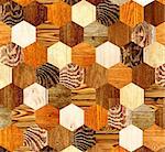 Background with wooden patterns of different colors