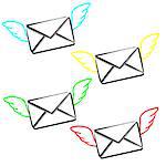 express SMS message envelope mail icon