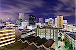 New Orleans, Louisiana, USA CBD skyline at night.