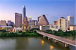 Austin, Texas, USA downtown skyline.