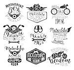 Best Ride Vintage Stamp Collection Of Monochrome Vector Design Labels On White Background