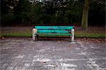 Park bench in Lille, France
