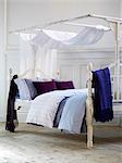 Bedroom decor with canopy