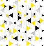 Seamless Geometric Triangle Pattern. Abstract geometric background design. Vector illustration.