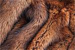 Warm coat of fur closeup. horizontal shot