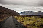 Road to mountains, Skaftafell National Park, Iceland