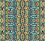 ethnic pattern for fabric. Abstract geometric mosaic vintage seamless pattern ornamental.