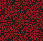 Vector Red and black abstract seamless pattern