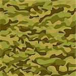 Seamless vector square camouflage green pattern, background