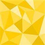 Triangle yellow background or seamless sunny summer vector pattern. Flat surface wrapping geometric spring mosaic for wallpaper or halloween website design