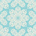 Abstract seamless vintage luxury ornamental vector pattern for fabric. Nice winter background