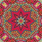 Tribal art bohemia seamless pattern. Ethnic geometric print. Colorful repeating background texture. Fabric, cloth design wrapping