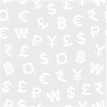 Seamless pattern with currency symbols. Vector illustration.