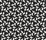 Vector Seamless Black and White Geometric Tessellation Pattern Abstract Background