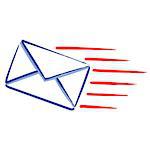 express mail message web line icon sending a message