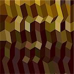 Low polygon style illustration of caput mortuum brown abstract geometric background.