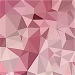 Low polygon style illustration of a carnation pink abstract geometric background.