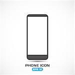 Flat Style Modern Phone Icon Vector Illustration EPS 10