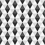 Geometric seamless pattern. Vector tile texture. Black and white.