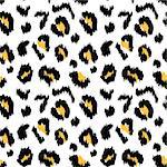 Leopard print. Vector seamless pattern texture. Wallpaper concept