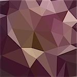 Low polygon style illustration of a deep tuscan red purple abstract geometric background.