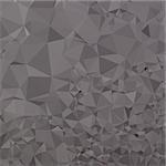 Low polygon style illustration of a trolley grey abstract geometric background.