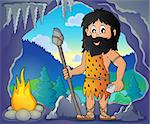 Cave man theme image 1 - eps10 vector illustration.