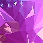 Low polygon style illustration of a light medium orchid purple abstract geometric background.