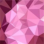 Low polygon style illustration of fandango purple abstract geometric background.