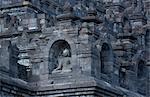 Carvings, The Buddhist Temple of Borobudur, Java, Indonesia