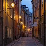Sweden, Stockholm, Gamla Stan, View of Stockholm Old Town