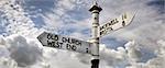 Old Signpost, Southwest England, UK