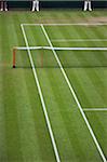 Overview of Tennis Court, Wimbledon, England, UK