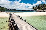 Twin Beach, a tropical, white sandy beach near Padang in West Sumatra, Indonesia, Southeast Asia, Asia