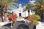 Iglesia de San Isidro Labrador church, Uga, Lanzarote, Canary Islands, Spain, Europe