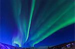 Aurora borealis, Northern Lights near Chena Resort, near Fairbanks, Alaska