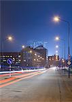 Sweden, Skane, Malmo, Busy city street