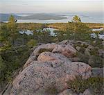 Sweden, Angermanland, Hoga kusten, Skuleskogens national park, Scenic view of landscape