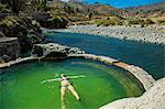 Laura Grier at Colca Lodge Spa and Hotsprings, Colca Canyon, Peru, South America