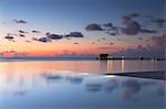 Pier at Olhuveli Beach and Spa Resort, South Male Atoll, Kaafu Atoll, Maldives, Indian Ocean, Asia