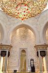 Main Prayer Hall. Sheikh Zayed Grand Mosque, Abu Dhabi, United Arab Emirates, Middle East