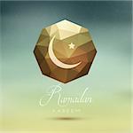 Abstract design background for Ramadan