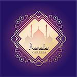 Decorative background for Ramadan