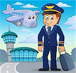 Aviation theme image 1 - eps10 vector illustration.