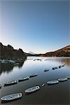 View of Mount Fuji from Lake Ashi in the morning, Hakone, Japan