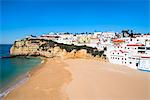 Carvoeiro and Beach, Algarve, Portugal, Europe
