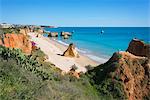 Praia dos Tres Castelos, Portimao, Algarve, Portugal, Europe