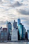 USA, New York State, New York City, Manhattan, Skyscrapers against sky