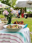 Sweden, Skane, Food prepared for midsummer celebrations