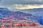 Afternoon thunderstorm, South Rim, Grand Canyon National Park, UNESCO World Heritage Site, Arizona, United States of America, North America